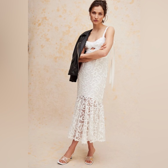 Free People by Saylor Women's Lesli Midi Dress - Picture 1 of 10